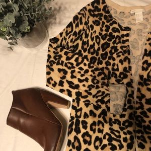 H&M Leopard Cardigan